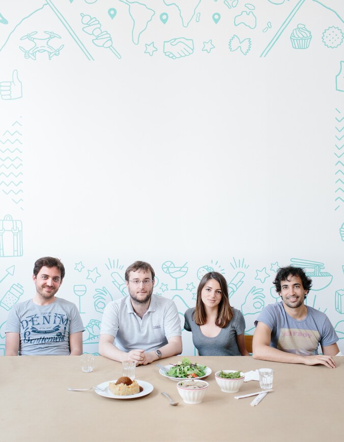 Take Eat Easy laat eten aan huis bezorgen met fietskoeriers.