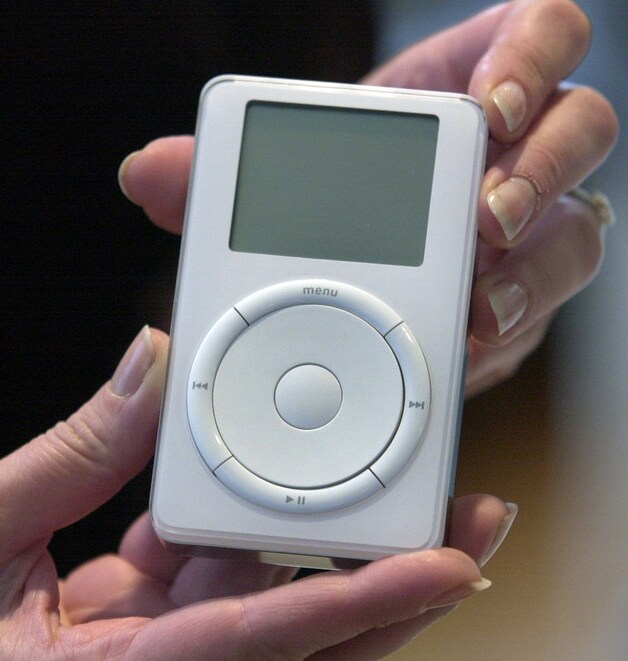 De allereerste iPod, verschenen in 2001