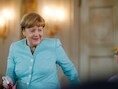 Bondskanselier Angela Merkel spreekt van een mijlpaal.