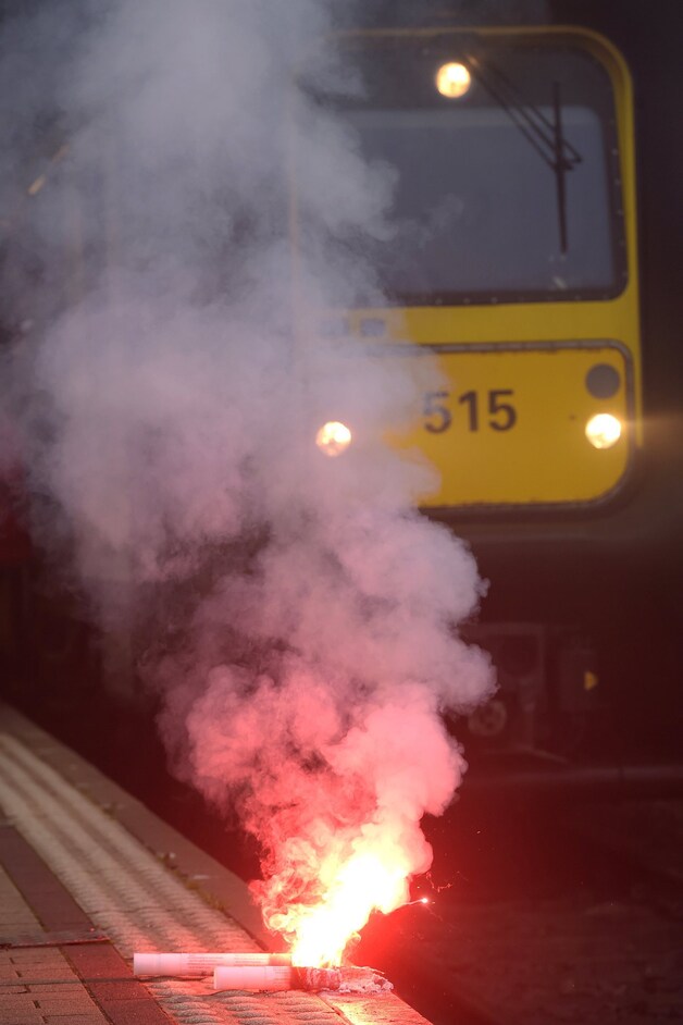 Archiefbeeld van acties bij de NMBS.