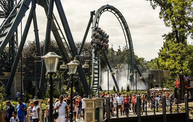 De attractie Baron 1898 in de Efteling.