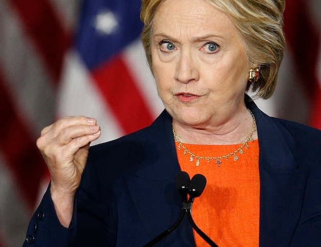 Hillary Clinton in San Diego.