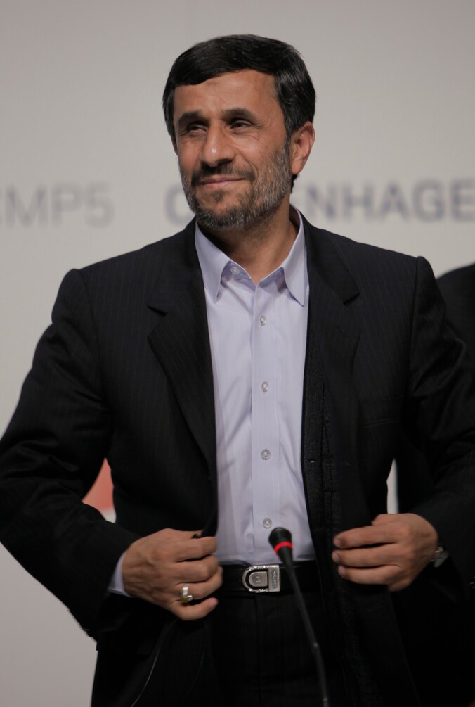 De Iraanse president Mahmoed Ahmedinejad.