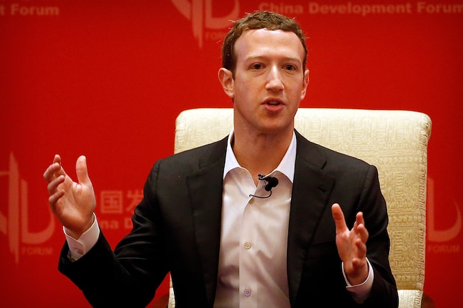 Facebookbaas Mark Zuckerberg.