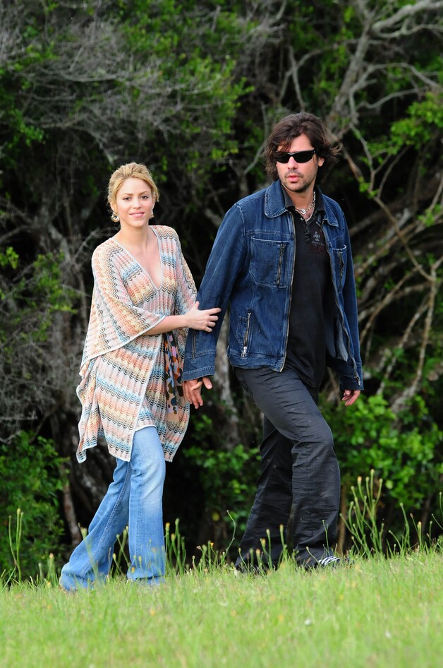 Shakira en Antonio De La Rúa in december 2009.