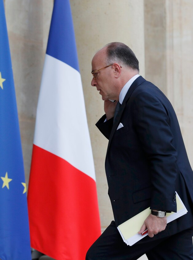 De Franse minister van Binnenlandse Zaken Bernard Cazeneuve.
