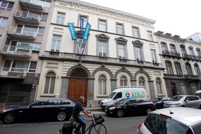 De Optima Bank in de Gentse Keizer Karelstraat.
