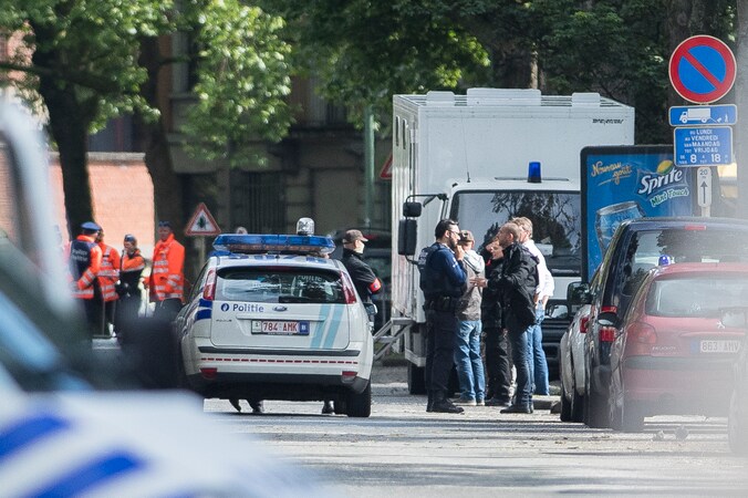 Vandaag vond in Etterbeek een reconstructie van de voorbereiding van de aanslag in Maalbeek plaats.