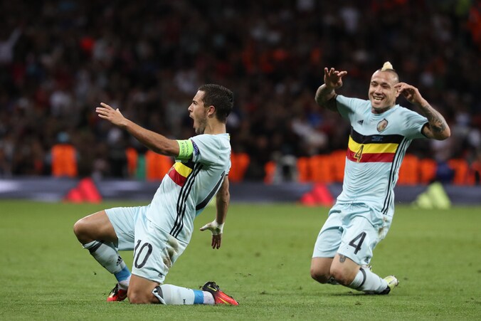 Hazard was gisteren de grote man tegen Hongarije.
