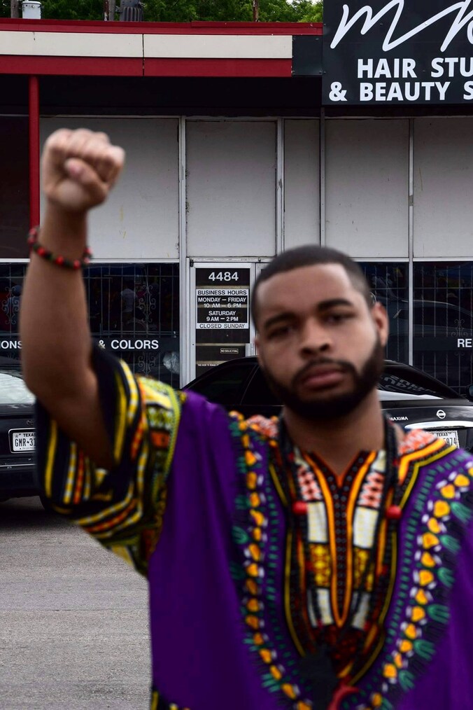 Veteraan Micah Xavier Johnson.