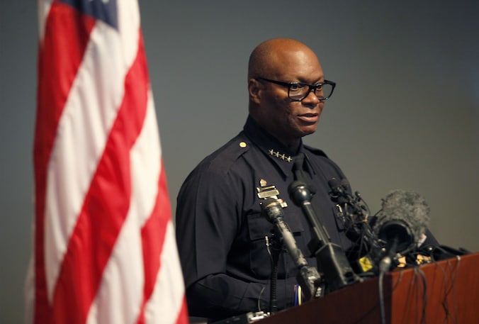 Politiecommissaris David Brown.