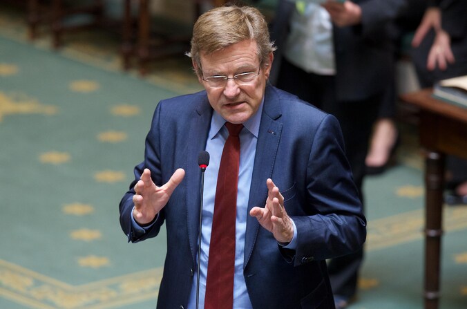 Minister van Financiën Johan Van Overtveldt (N-VA).