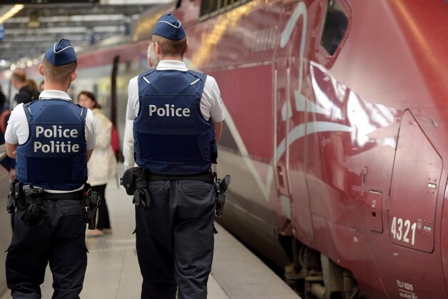 Extra beveiliging op het Thalys-platform na de poging tot aanslag.