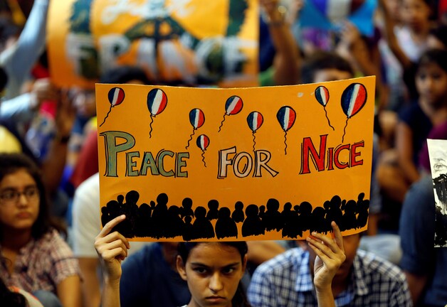Herdenking in Ahmedabad, India
