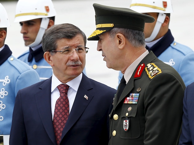 Erdogan en Hulusi Akar vorig jaar