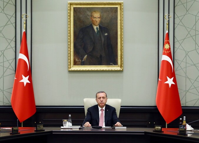 De Turkse president Recep Tayyip Erdogan.