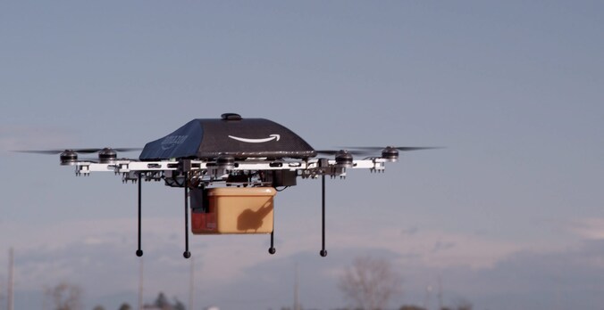 Al in 2013 experimenteerde Amazon met drones als koeriers.