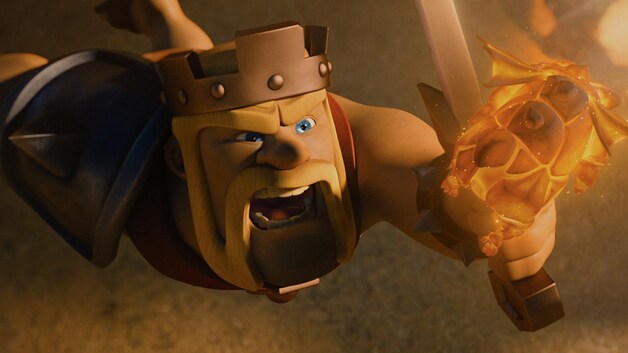 Beeld uit 'Clash of Clans', een van de aanstekelijkste games die vandaag in omloop zijn.