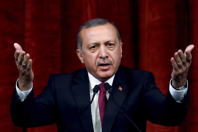 De Turkse president Erdogan houdt niet van kritiek.