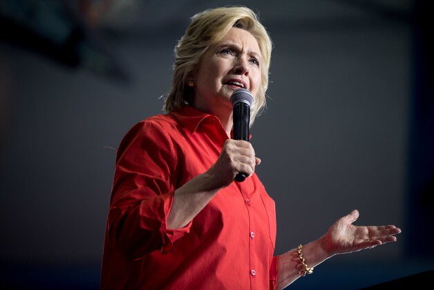 Trumps tegenstander in de Amerikaanse verkiezingen Hillary Clinton.