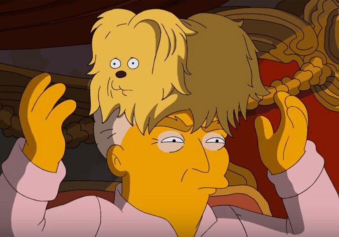 Donald Trump volgens The Simpsons.
