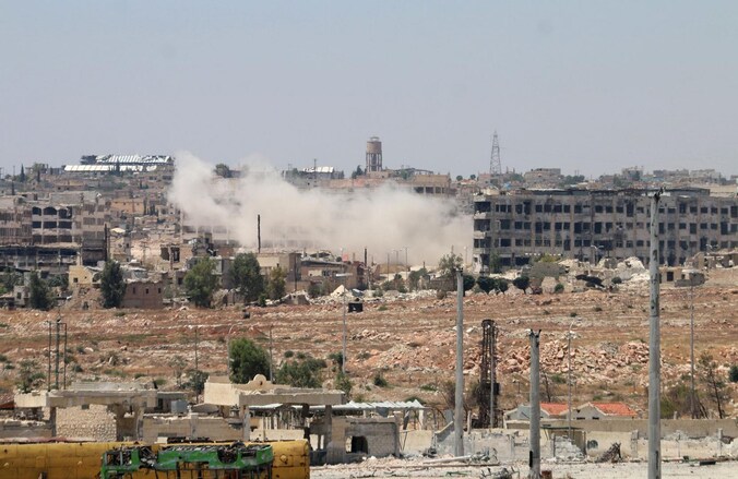 Aleppo, eind juli.