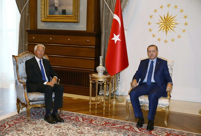 De Turkse president Erdogan