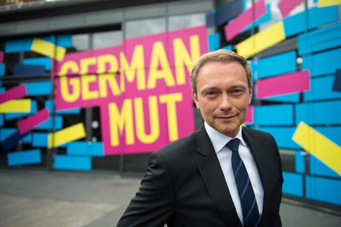 FDP-voorzitter Christian Lindner