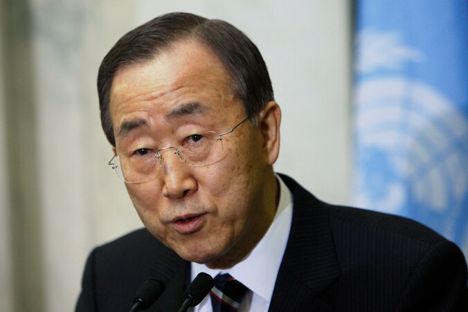 Ban Ki-moon, secretaris-generaal van de Verenigde Naties.