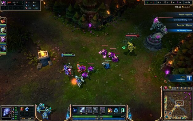 Een beeld uit League of Legends.