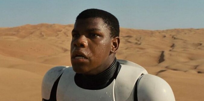 John Boyega in 'Star Wars: The Force Awakens'.