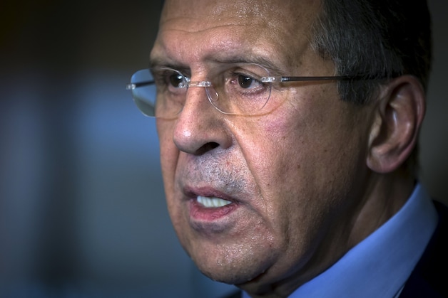 De Russische buitenlandminister Sergej Lavrov.