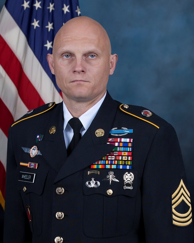 Joshua L. Wheeler, die gisteren gedood werd in Irak.
