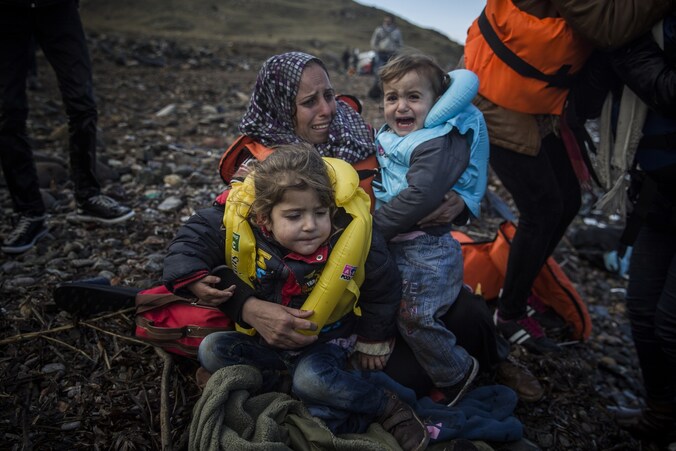 Lesbos, gisteren.