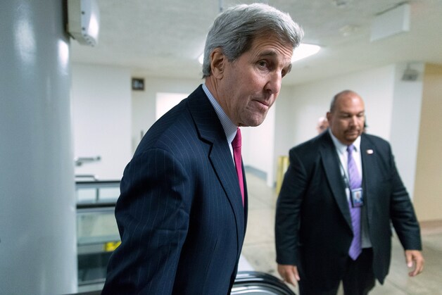 De Amerikaanse minister van Buitenlandse Zaken John Kerry.