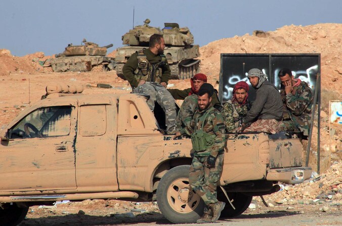 Syrische troepen - archief