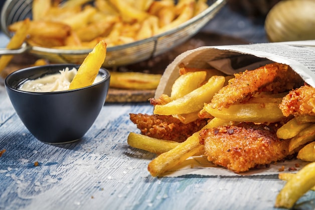 Engelands lieveling fish and chips: een slechte combinatie voor dikkerdjes.