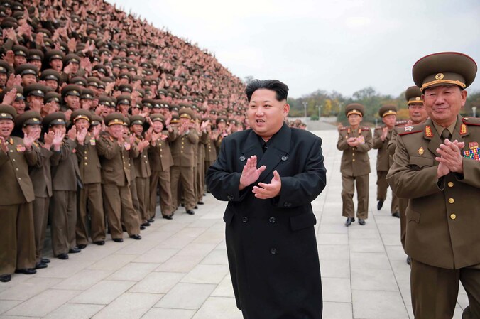 De Noord-Koreaanse leider Kim Jong-un.