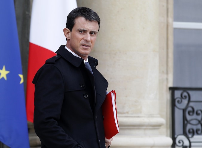 De Franse eerste minister Manuel Valls.