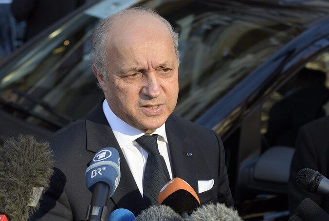 Laurent Fabius, de Franse minister van Buitenlandse Zaken.
