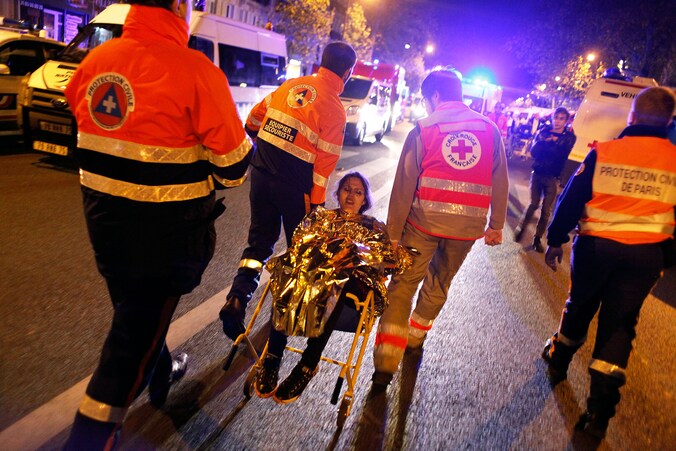 Evacuatie van de Bataclan