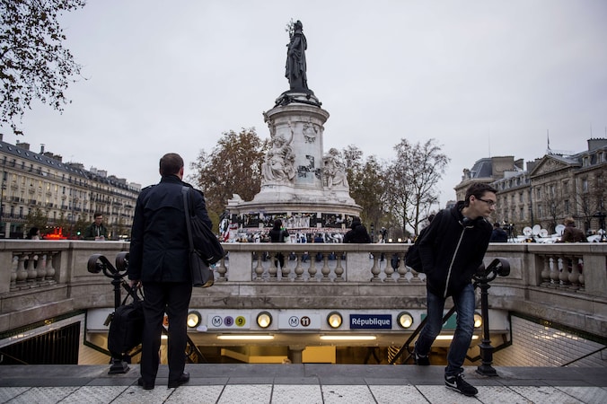Metrostation République.