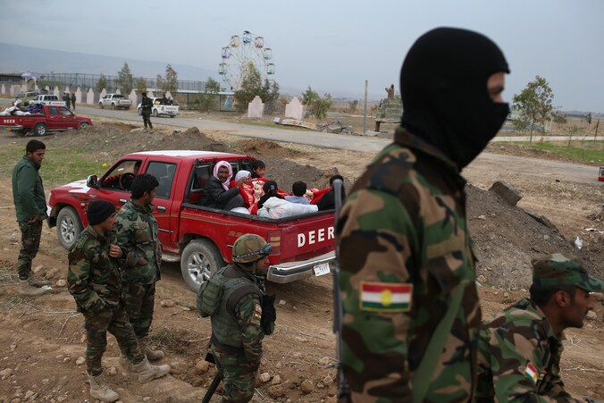 Turken trainen al meer dan 2500 peshmerga's, leden van de Iraaks-Koerdische strijdkrachten in het etnisch Koerdische noorden van Irak.