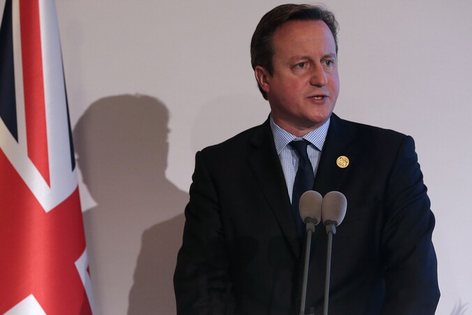 De Britse premier David Cameron.