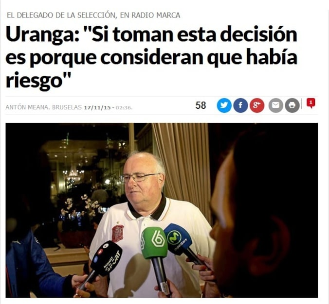 Uranga aan het woord in Brussel