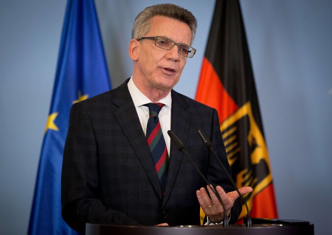 De Duitse minister van Buitenlandse Zaken Thomas de Maizière