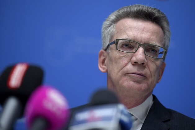 De Duitse binnenlandminister Thomas de Maizière.