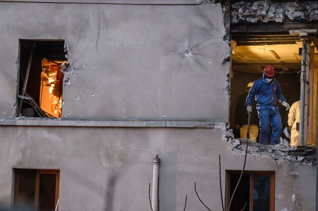 Het appartement in het Franse Saint-Denis waar Akroub zichzelf opblies.