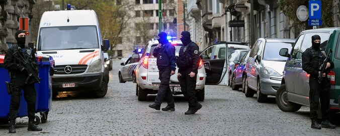 De politie zette de grote middelen in voor de verschijning van Amri en Attou voor de raadkamer in november.