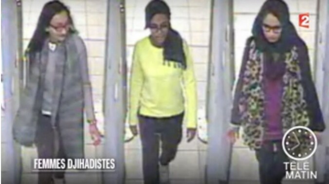 De Britse Kadiza Sultana (16), Shamima Begum (15) en Amira Abase (15) gingen naar Syrië en zouden in Raqqa zitten.
